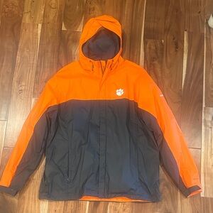 Men’s Columbia University of Clemson Tigers Windbreaker/Rain Jacket